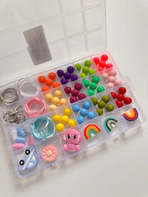Load image into Gallery viewer, DIY Silicone Beaded Keychain Kit - Craft, Bracelet Making