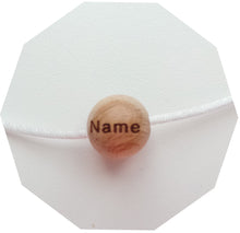 Load image into Gallery viewer, Engraved Custom Name/Numbers 15mm Wooden Beads - Teething Supplies UK