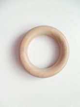 Load image into Gallery viewer, Wooden Teething Rings 70mm