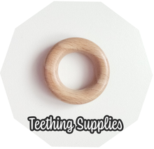 Load image into Gallery viewer, Wooden Teething Rings 40mm