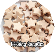 Load image into Gallery viewer, Wooden Star Bead
