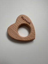 Load image into Gallery viewer, Engraved Wooden Heart
