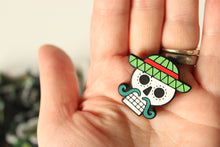 Load image into Gallery viewer, Silicone Candy Skull bead
