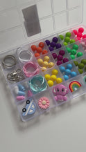 Load and play video in Gallery viewer, DIY Silicone Beaded Keychain Kit - Craft, Bracelet Making
