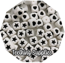 Load image into Gallery viewer, 12MM Star or Heart cubes (Pack of 3)
