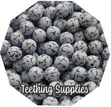 Load image into Gallery viewer, 12mm Cotton Blue Silicone Beads (Pack of 5) Teething Supplies
