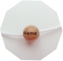 Load image into Gallery viewer, Engraved Custom Name/Numbers 15mm Wooden Beads - Teething Supplies UK
