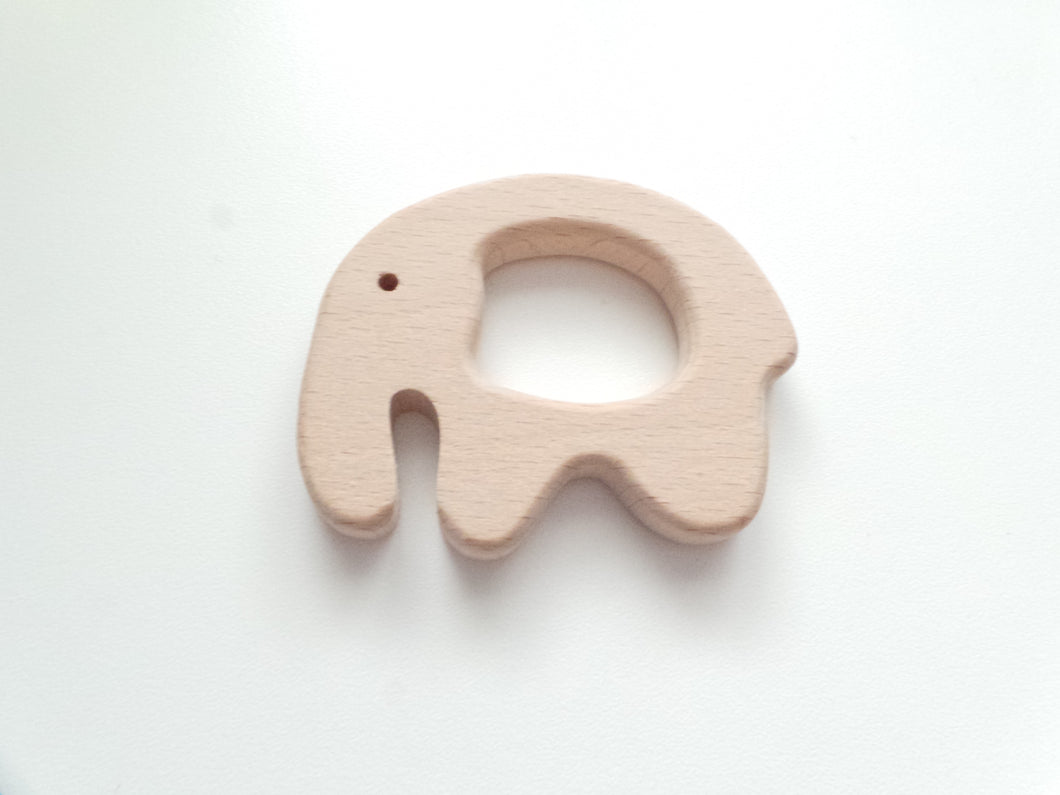 Wooden Elephant Teether
