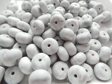 Load image into Gallery viewer, 14mm Abacus Beads (Pack of 5) -  Marble grey
