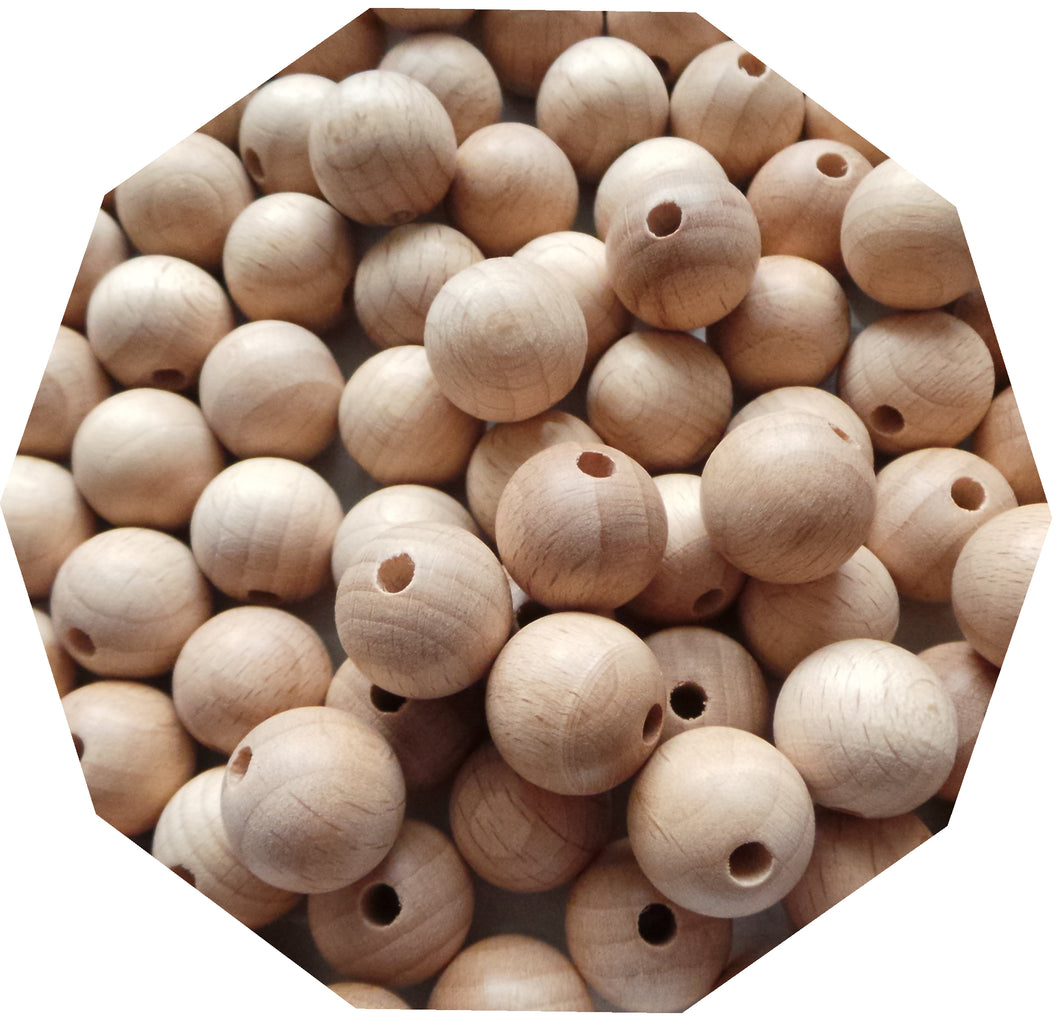 20mm Wooden Beads (Pack of 5)