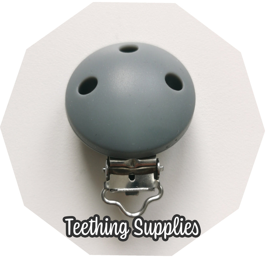 Silicone Dummy clip - Dark Grey