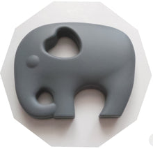 Load image into Gallery viewer, Silicone Elephant Teether - Grey - Teething Supplies UK
