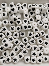 Load image into Gallery viewer, 12MM Star or Heart cubes (Pack of 3)
