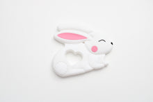 Load image into Gallery viewer, Silicone Bunny Teether - White
