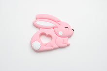 Load image into Gallery viewer, Silicone Bunny Teether - Pink
