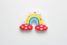 Load image into Gallery viewer, Silicone Rainbow Cloud Teether
