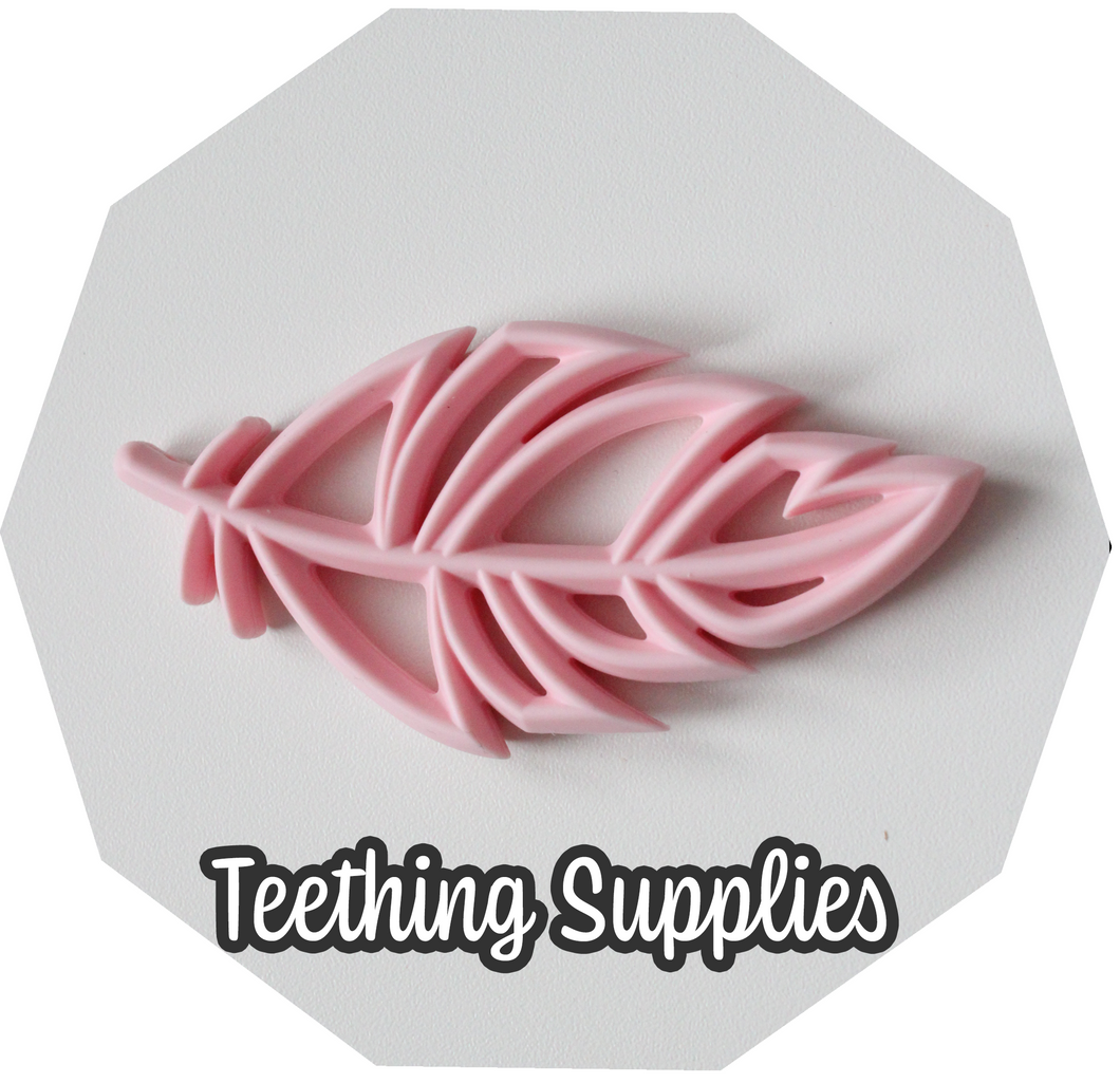 Leaf Bead - Pink