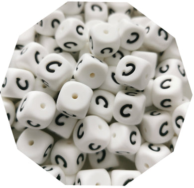 Letter C (Pack of 5) Silicone Alphabet - Teething Supplies UK