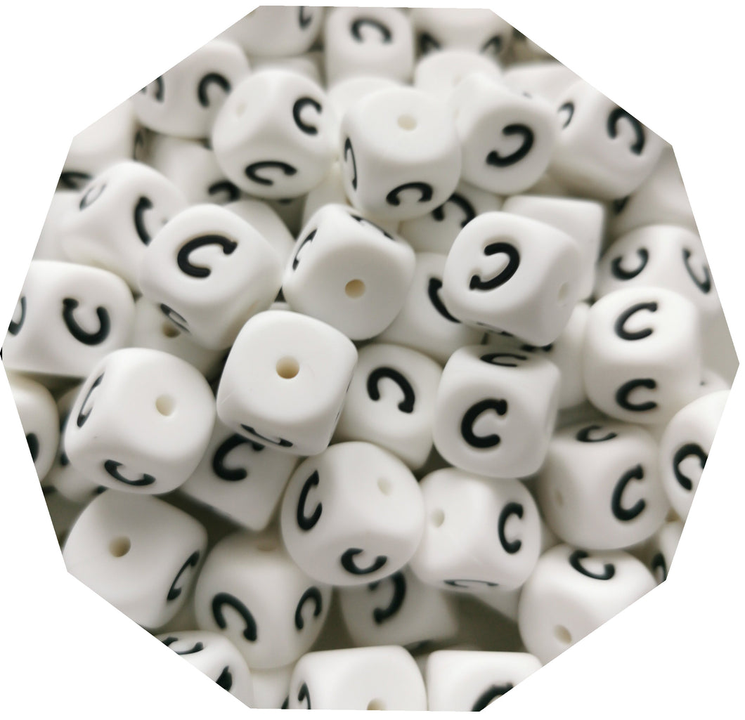 Letter C (Pack of 5) Silicone Alphabet - Teething Supplies UK
