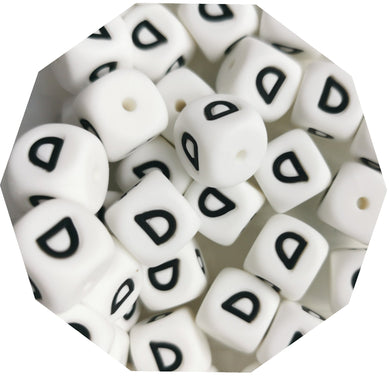 Letter D (Pack of 5) Silicone Alphabet - Teething Supplies UK