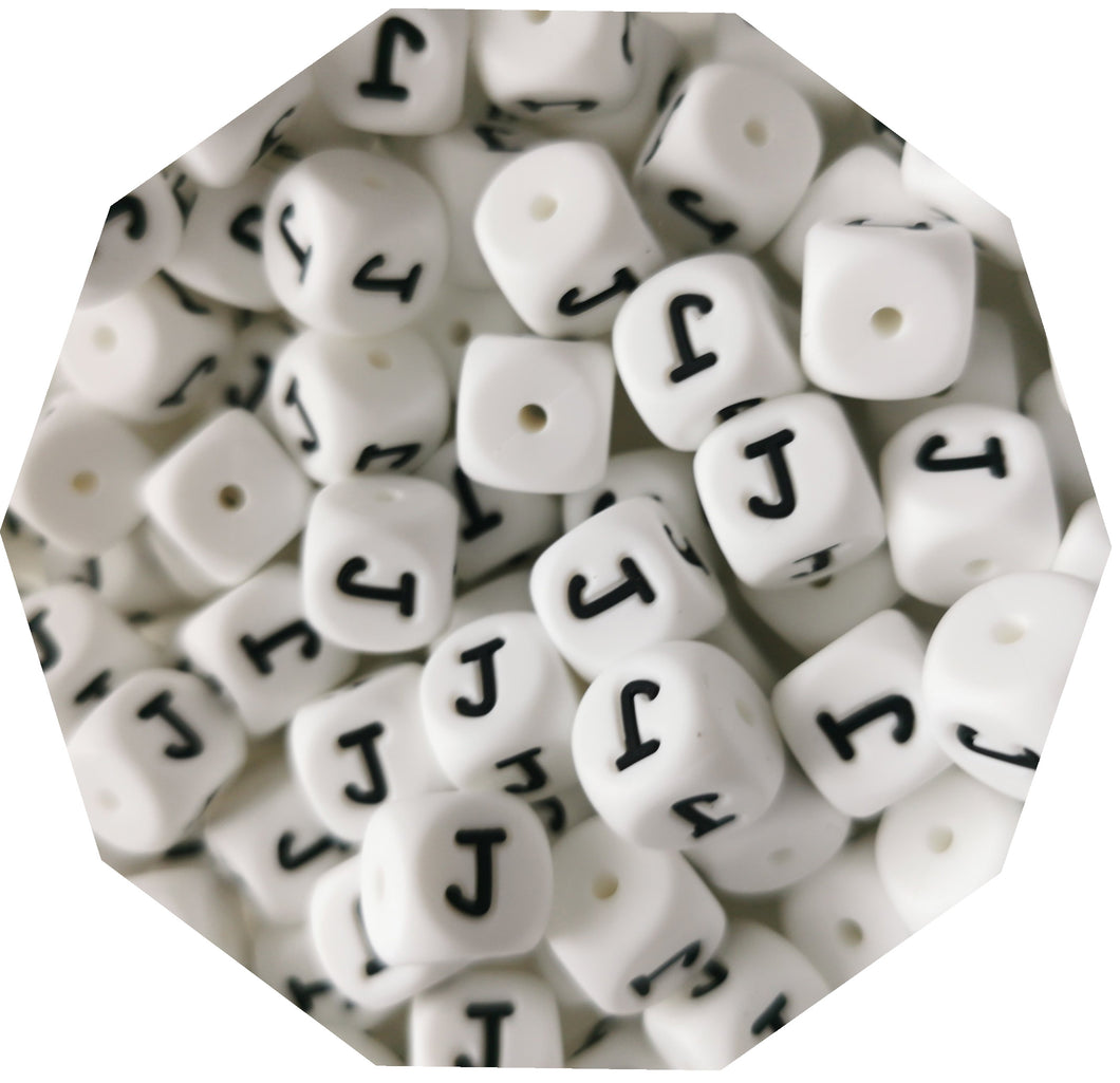 Letter J (Pack of 5) Silicone Alphabet - Teething Supplies UK