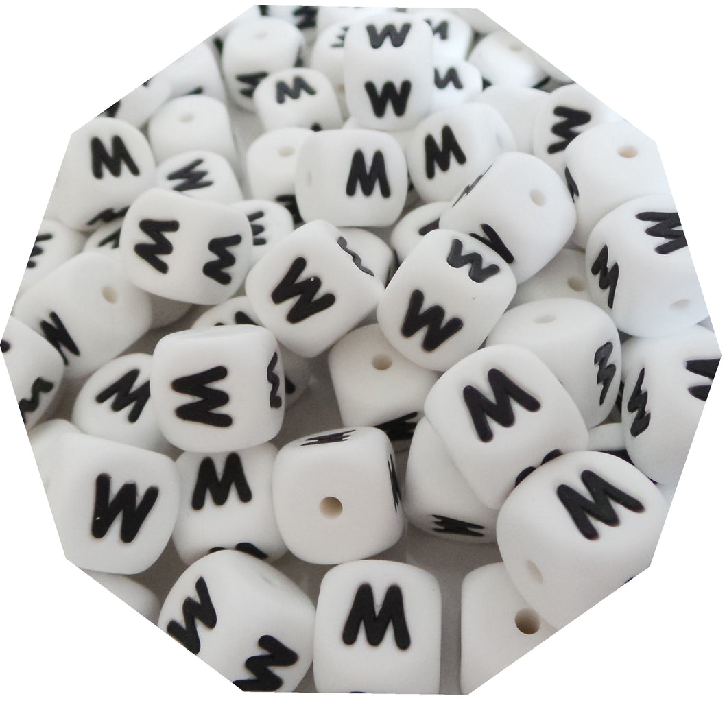 Letter M (Pack of 5) Silicone Alphabet - Teething Supplies UK