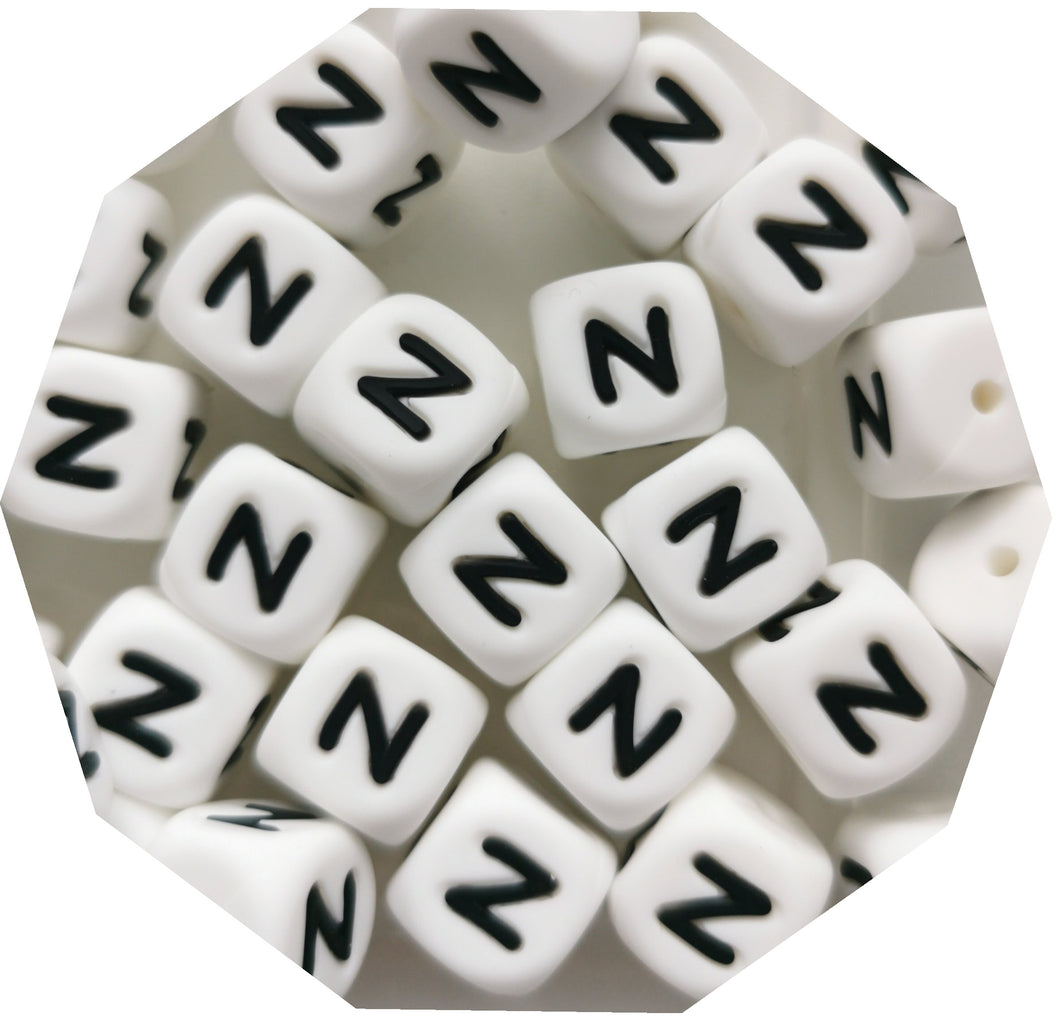 Letter N (Pack of 5) Silicone Alphabet - Teething Supplies UK