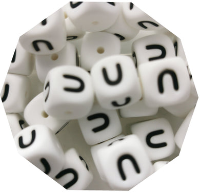 Letter U (Pack of 5) Silicone Alphabet - Teething Supplies UK