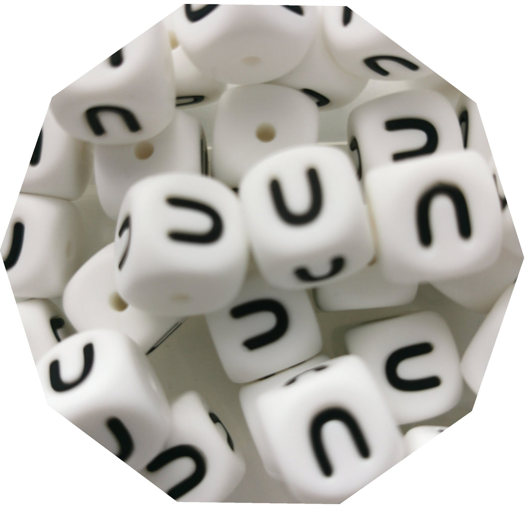 Letter U (Pack of 5) Silicone Alphabet - Teething Supplies UK