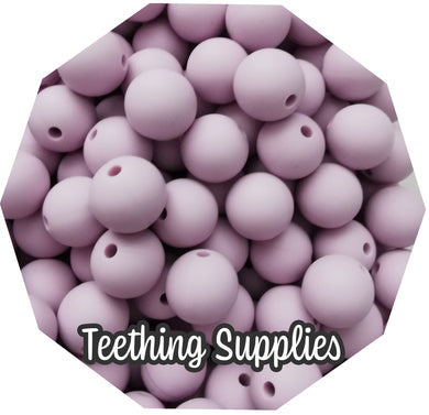 12mm Lilac Silicone Beads (Pack of 5) Teething Supplies