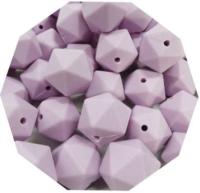 17mm Lilac Silicone Beads (Pack of 5) - Teething Supplies UK