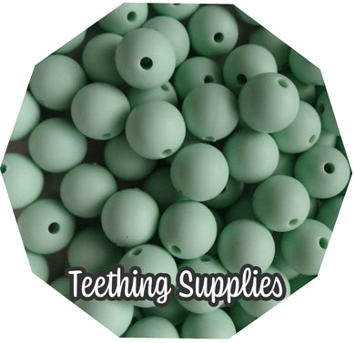 12mm Mint Silicone Beads (Pack of 5) Teething Supplies