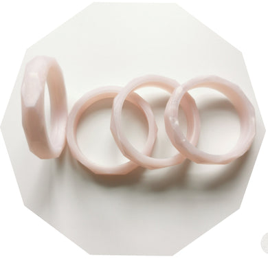 Silicone Bracelet - Teething Bangle - Pearl Pink - Teething Supplies UK