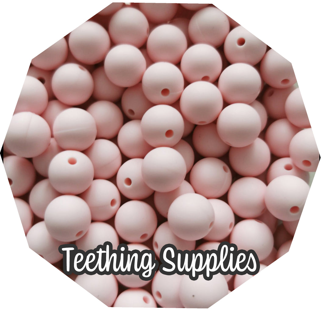 12mm Pink Silicone Beads (Pack of 5) Teething Supplies