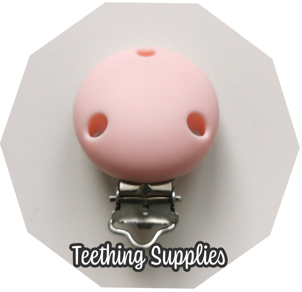 Silicone Dummy clip - Rose Pink