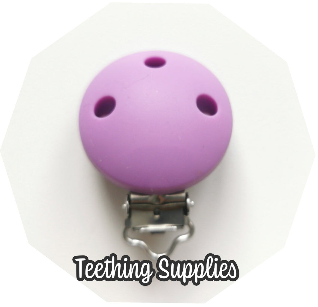 Silicone Dummy clip -Purple
