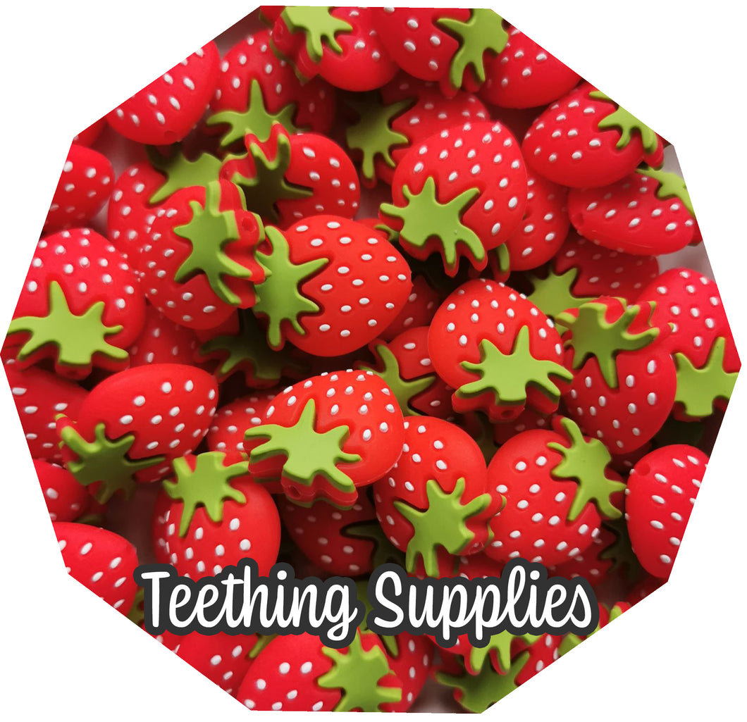 Red Strawberry Bead