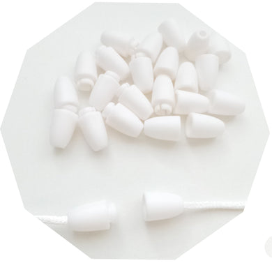 White Safety Breakaway Clasps - Teething Necklace Safety Clasps (Pack of 3) - Teething Supplies UK