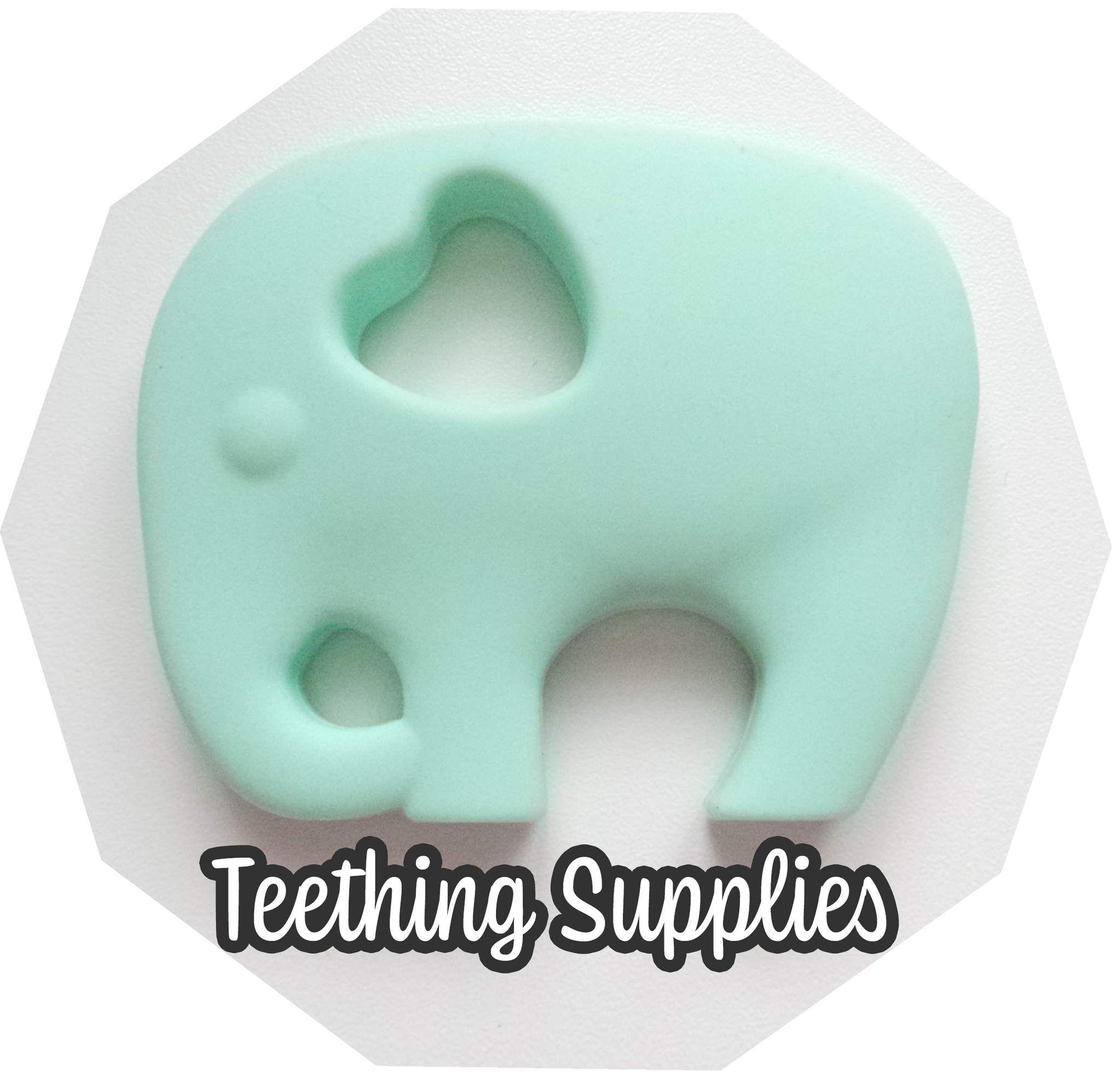 Silicone sales teething supplies