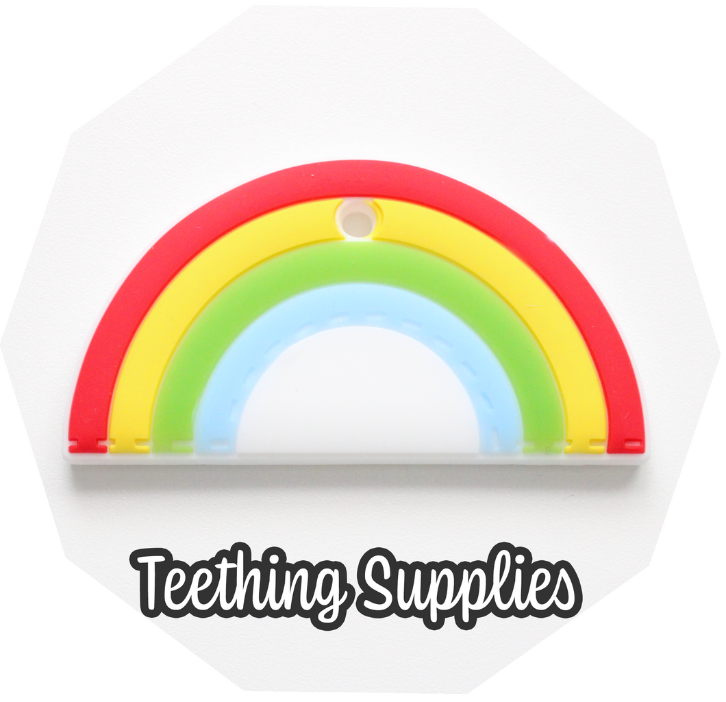 Silicone Rainbow Teether